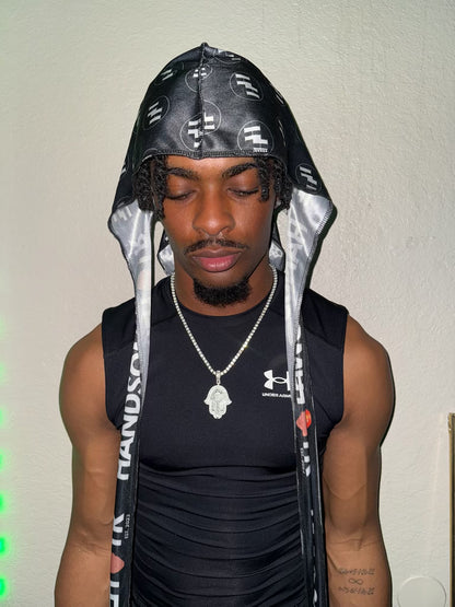 Blk & White Durag