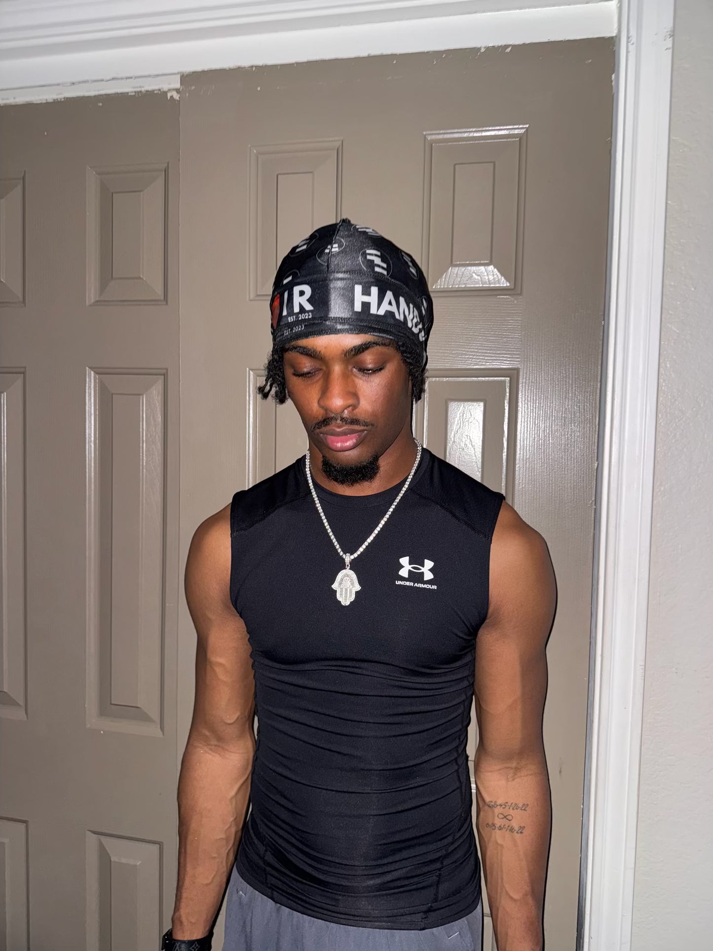 Blk & White Durag