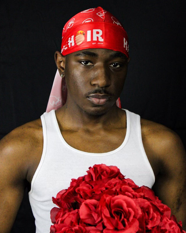 Limited Edition Red & White Durag